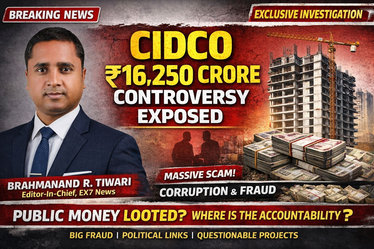 ₹16,250 Crore Budget Raises Serious Questions Over CIDCO’s Financial Transparency and Governance
